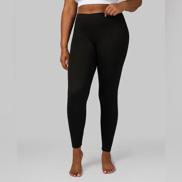 NEW 32° HEAT Cozy Heat Black Full Length High Rise Baselayer Leggings Tights XXL - Picture 5 of 8